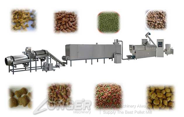 automatic pet food production line with low price china