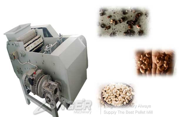 Cashew nut hulling machine