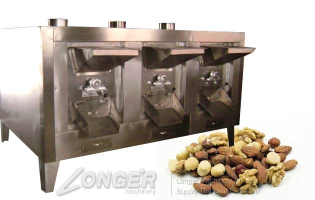 nut and seeds roaster machine for commercial