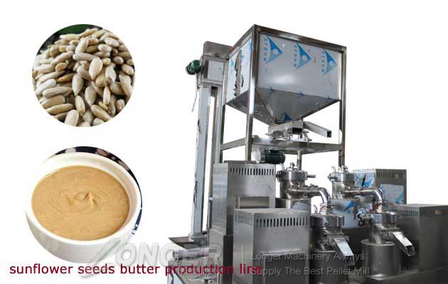 Automatic Sunflower Seeds Butter Production Line Price