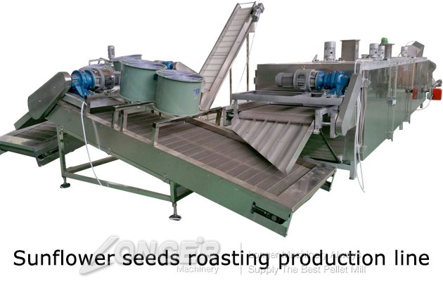 sunflower seeds roasting production line price