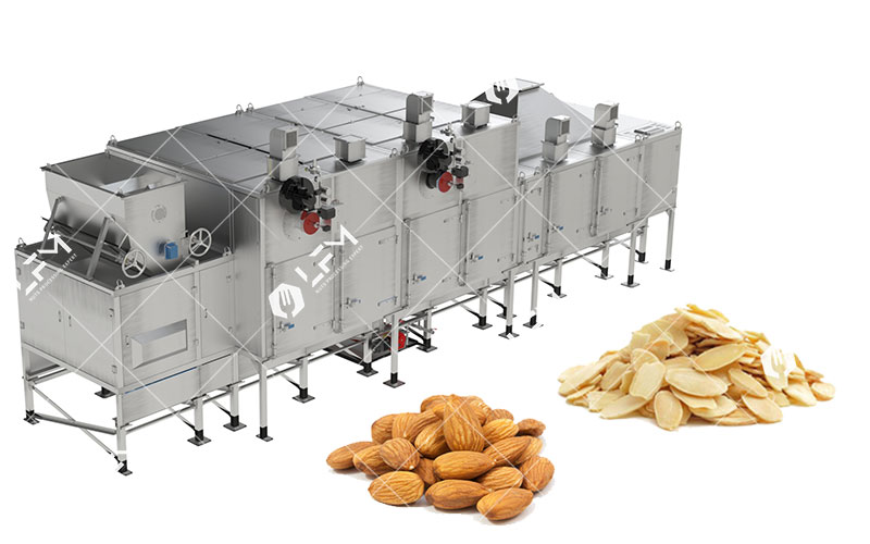 almond roasting machine