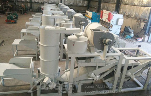 automatic shelling machine for hemp seeds