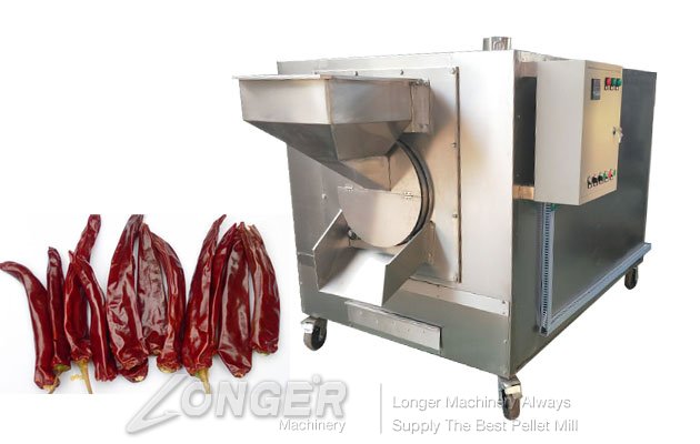 drum type roasting machine for chili sprice