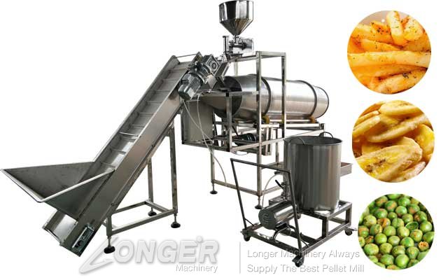 snack food seasoning machine with low price