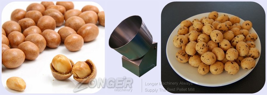 flour sugar peanut coating machine with best price