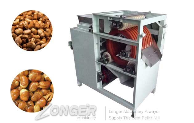 broad bean cutting machine bean opening machine