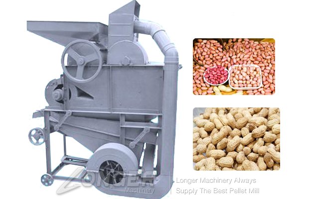 how do peanut shelling machine work