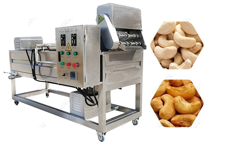  Automatic Cashew Nut Frying Machine For Green Peas Chickpea