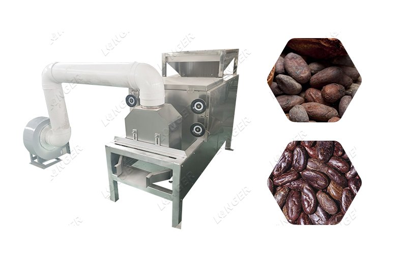 cocoa bean peeling machine