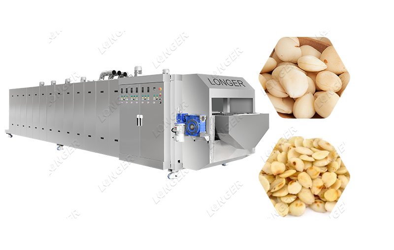 Almond Nut Roasting Process Machine Manufacturer