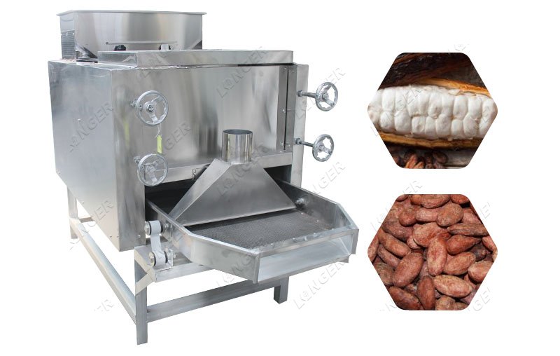 cocoa peeling machine