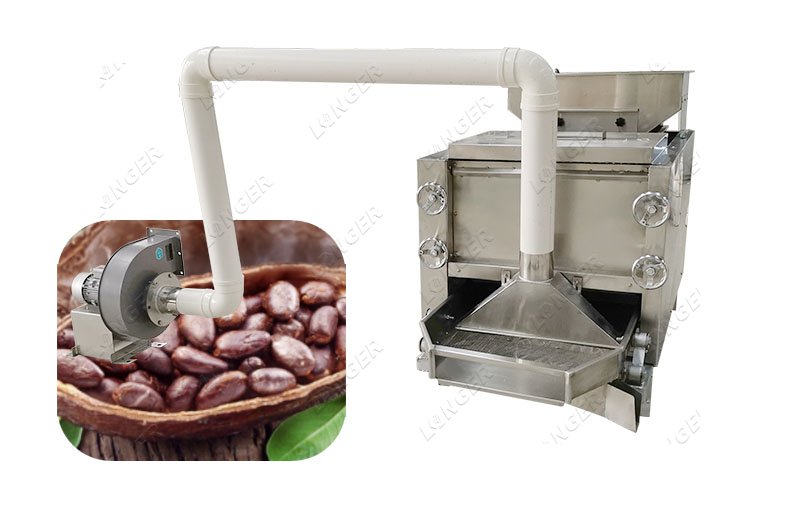 cocoa bean peeling machine