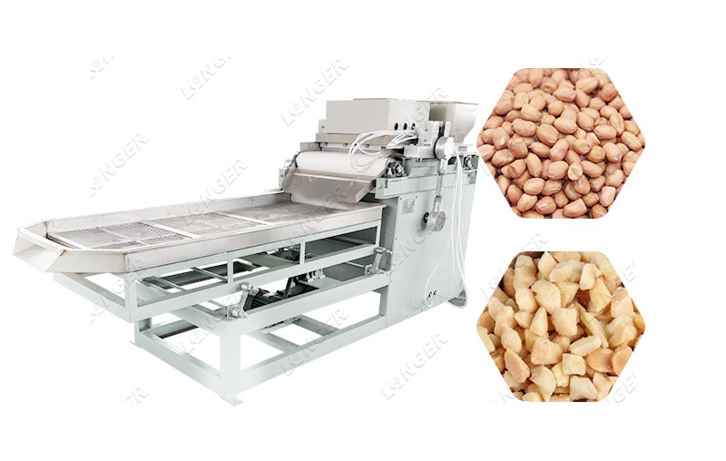 Industrial Almond Chopping Nuts Chopper Peanut Dicing Machine