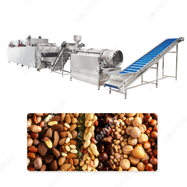 Nut Roasting Seasoning Machine