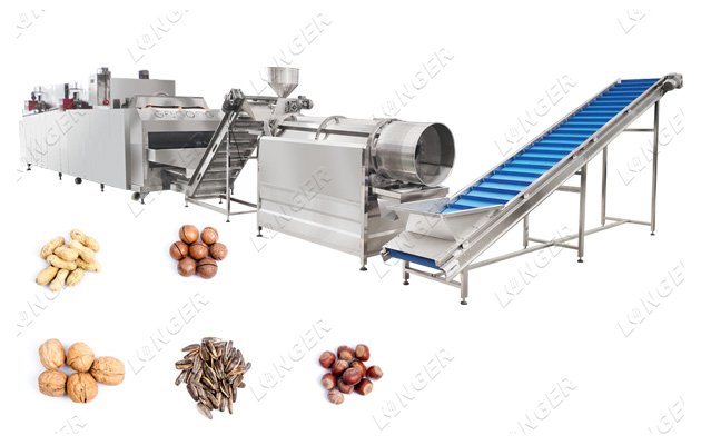 Nut Roasting Seasoning Machine