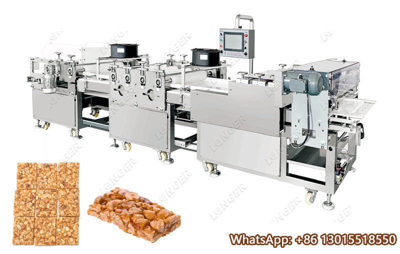 LFM Peanut Chikki Bar Production Line Sesame Candy Machine