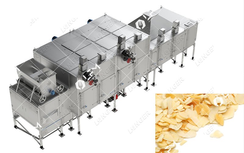 almond roasting machine