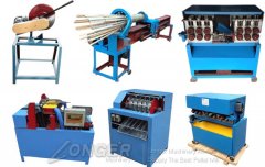 Bamboo Wood BBQ Stick Machine Complete Make Line