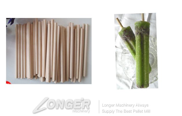 Wooden Round Ice Cream Stick Product Line