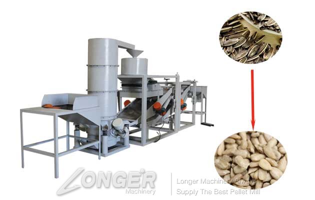high efficiency sunflower seeds shelling machine