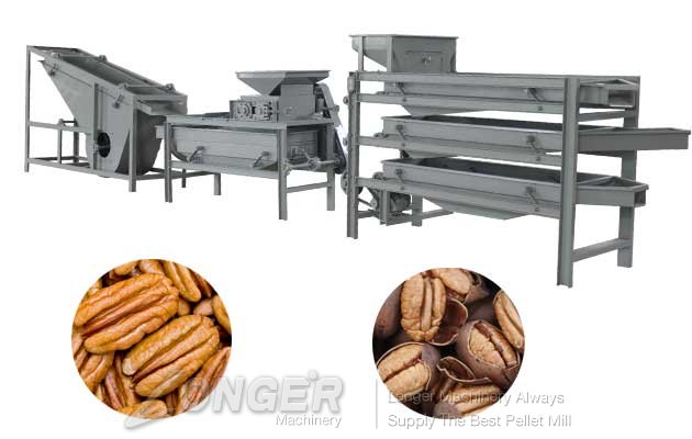 pecans cracker and sheller machine