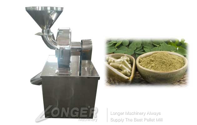 dried leaves grinding machine