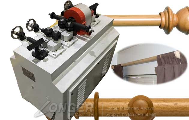 wooden curtain rod machine factory