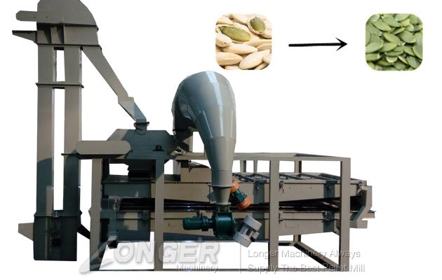 how does pumpkin seed hulling machine work