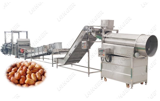 groundnut frying machine