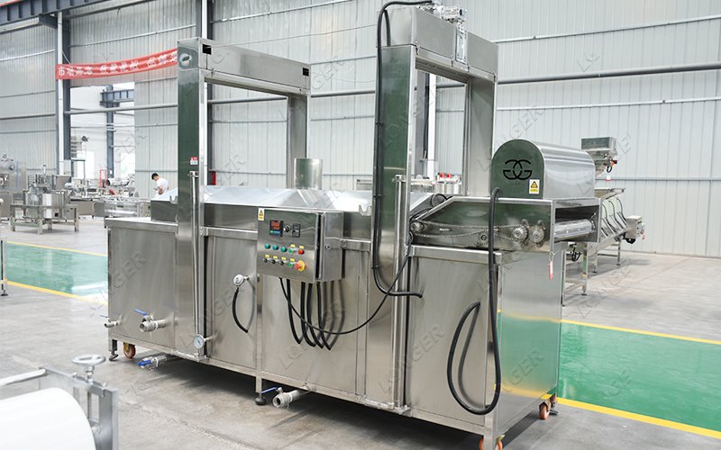 automatic peanut fryer machine