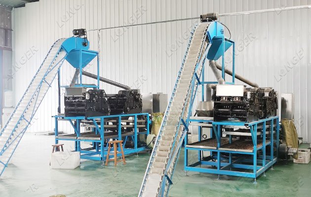 Charcoal-Fired Cashew Nut Production Line factory