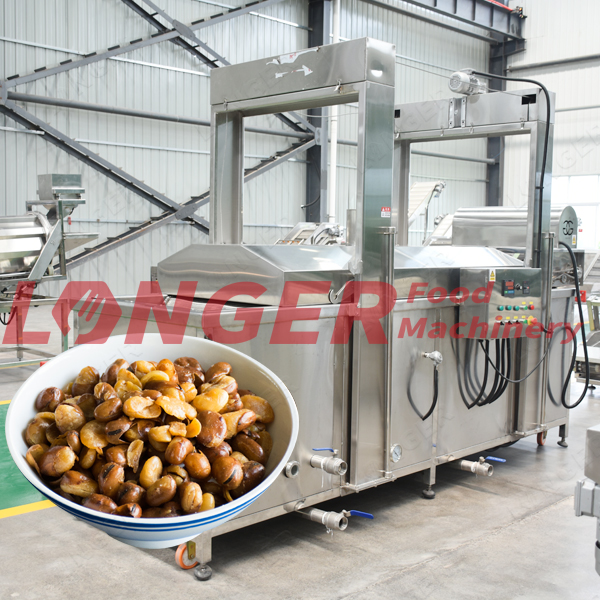 fava frying machine temerature