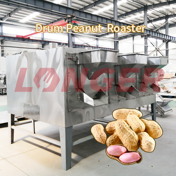 drum type peanut roasting machine