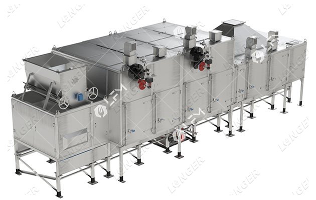 almond roasting machine