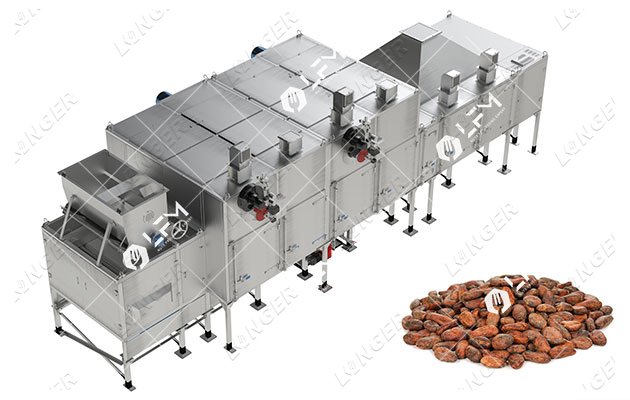 cocoa beans roasting machine